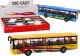 LeanToys Autobus Miejski Z Napędem Frykcyjnym 15cm Metalowy 1
