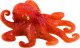 Figurka LeanToys Figurka Gumowa Ośmiornica Pomarańczowa Sea World 2