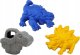 LeanToys Zestaw Do Piasku Dinozaur Młynek Lejek Łopatka Grabki Konewka Foremki 2