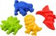 LeanToys Zestaw Do Piasku Wiaderko Z Prysznicem Konewka i Foremki Dinozaury Zestaw 2