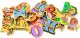 LeanToys Zestaw Magnesy Drewniane Literki Obrazki 26 Sztuk 2