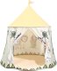 LeanToys Namiot Indiański Tipi Dla Dzieci Beżowy 125 Cm 1