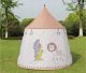 LeanToys Namiot Indiański Tipi Dla Dzieci Beżowy 125 Cm 3