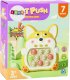 LeanToys Gra Zręcznościowa Konsola Pop-It Lisek 7 Trybów Gry Fioletowy Sensoryczna 2