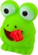 Figurka LeanToys Żaba Gumowa Z Wysuwanym Językiem Zielona 7CM 1