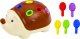 LeanToys Jeżyk Sensoryczny Dla Niemowląt Patyczki Numerki Kolorowe 3