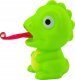 Figurka LeanToys Dinozaur Gumowy Z Wysuwanym Językiem Zielony 8CM 2