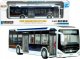LeanToys Elektryczny Autobus Miejski 1:42 Metalowy Światła Biały 1