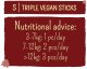 Duvo+ GARDEN BITES VEGAN TRIPLE STICKS "S" 13cm 70szt ( dispaly zawiera 70szt x 3 ) 2