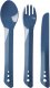 Lifeventure Ellipse 4-Piece Set - KFS / Bowl / Plate / Mug, Navy Blue 4