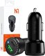 Ładowarka Mcdodo Ładowarka samochodowa Mcdodo CC-5970, USB + USB-C 38W (czarna) 2