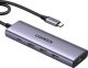 HUB USB Ugreen Hub USB-C Ugreen CM511, HDMI 4K 60Hz, 3x USB 3.0 5Gbps, PD 100W (srebrny) 1