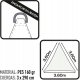 Aktive POLIESTER TRIANGLE GARDEN CANO 4