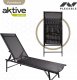 Aktive -HAMMOCK 6 składana leżanka czarna 4