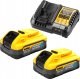 Dewalt DEWALT ŁADOWARKA DCB1104 +2x5,0Ah POWERSTACK DCB1104H2 1
