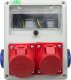 ELS Elektrotechnika Rozdzielnica budowlana 32A/5 + 16A/5 + 2*GS 230V, obudowa naścienna, niewyposażona, 8NO211 8