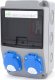 ELS Elektrotechnika Rozdzielnica budowlana 2*GS 230V + zabezpieczenia + certyfikowany licznik MID 6NO21C00L 1