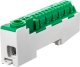 Elektro-Plast Listwa samozaciskowa PE 14-S (14+1 śrubowy) do montażu na szynie DIN35 80A zielony 0925-01 3