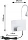 Kinkiet Paulmann Oprawa ścienna HALINA LED 2.4W 200lm 2700K USB-C 230V biały mat /metal 5