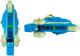 Rolki Worker Trigo rekreacyjne regulowane niebieskie r. 26-29 6