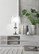 Lampa stołowa Candellux Candellux Prima 41-03676 lampa stołowa lampka 1x60W E27 srebrna/chrom 1