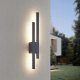 Kinkiet DELIGHT Trio Tawa 221460242 kinkiet zwnętrzny lampa ścienna IP54 2x9W LED 3000K antracyt 1
