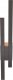 Kinkiet DELIGHT Trio Tawa 221460242 kinkiet zwnętrzny lampa ścienna IP54 2x9W LED 3000K antracyt 4