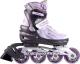 Rolki Worker Perleta rekreacyjne regulowane fioletowe r. 35-38 1