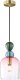 Lampa wisząca Italux Italux Manso PND-37462B-MC-GD lampa wisząca zwis 1x40W E14 multikolor/złota 1