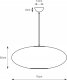 Lampa wisząca Markslojd Markslojd Florence 108789 lampa wisząca zwis 1x40W E27 czarna 8
