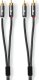 Kabel Nedis RCA (Cinch) x2 - RCA (Cinch) x2 5m czarny (CATB24200GY50) 4