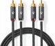 Kabel Nedis RCA (Cinch) x2 - RCA (Cinch) x2 5m czarny (CATB24200GY50) 9