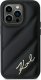 Karl Lagerfeld Karl Lagerfeld KLHCP14XPQDSMGK iPhone 14 Pro Max 6.7" czarny/black hardcase Diagonal Quilted Script 2