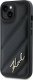 Karl Lagerfeld Karl Lagerfeld KLHCP13MPQDSMGK iPhone 13 6.1" czarny/black hardcase Diagonal Quilted Script 2
