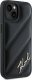 Karl Lagerfeld Karl Lagerfeld KLHCP13MPQDSMGK iPhone 13 6.1" czarny/black hardcase Diagonal Quilted Script 4