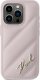Karl Lagerfeld Karl Lagerfeld KLHCP15XPQDSMGP iPhone 15 Pro Max 6.7" różowy/pink hardcase Diagonal Quilted Script 2