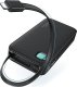Powerbank Usams USAMS Powerbank ze zwijanym kablem Retractable Lightning 10000 mAh PD 20W Fast Charge XY Series czarny/black 10KCD22501 (US-CD225) 5