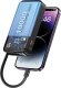 Powerbank Usams USAMS Powerbank ze zwijanym kablem Retractable Lightning 10000 mAh PD 20W Fast Charge XY Series czarny/black 10KCD22501 (US-CD225) 7