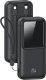 Powerbank Usams USAMS Powerbank z wbudowanymi kablami USB-C+Lightning 30000 mAh 20W PD+Qc 3.0 Fast Charge X-chel Series czarny/black 30KCD21301 (US-CD213) 1