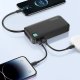 Powerbank Usams USAMS Powerbank ze zwijanym kablem USB-C Retractable 10000 mAh PD 20W Fast Charge XY Series fioletowy/purple 10KCD22403 (US-CD224) 15