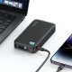Powerbank Usams USAMS Powerbank ze zwijanym kablem USB-C Retractable 10000 mAh PD 20W Fast Charge XY Series fioletowy/purple 10KCD22403 (US-CD224) 3
