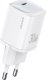 Ładowarka Usams USAMS Ład. siec. CC251 30W GaN USB-C Fast Charging HC Series biały/white CC251TC02 1