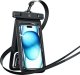 Usams USAMS Etui wodoodporne podwójne 6.7" IP68 czarny/black FSD1401 (YD014) 1