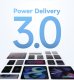 Ładowarka Usams USAMS Ład. siec. CC254 30W GaN USB-C/USB-A Fast Charging HC Series czarny/black CC254TC01 11