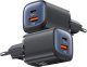 Ładowarka Usams USAMS Ład. siec. CC254 30W GaN USB-C/USB-A Fast Charging HC Series fioletowy/purple CC254TC03 3