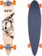 Deskorolka Worker Deskorolka Longboard Skully 36" czarno-pomarańczowa (11139) 1