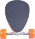 Deskorolka Worker Deskorolka Longboard Skully 36" czarno-pomarańczowa (11139) 1
