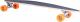 Deskorolka Worker Deskorolka Longboard Skully 36" czarno-pomarańczowa (11139) 4