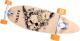 Deskorolka Worker Deskorolka Longboard Skully 36" czarno-pomarańczowa (11139) 6