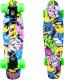 Deskorolka Worker Fiszka deskorolka Penny board Colory 22" ABEC-11 Kolor żółto-zielony (11736-3) 1